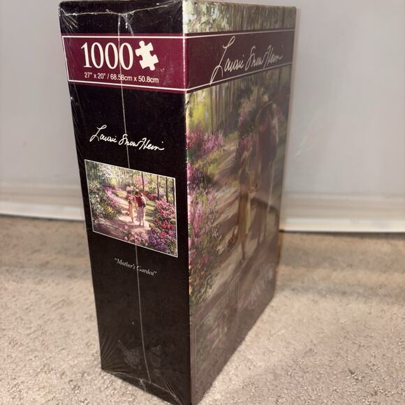 Mother's Garden Puzzle Laurie Snow Hein 1000 Pc New Sealed - Picture 3 of 6